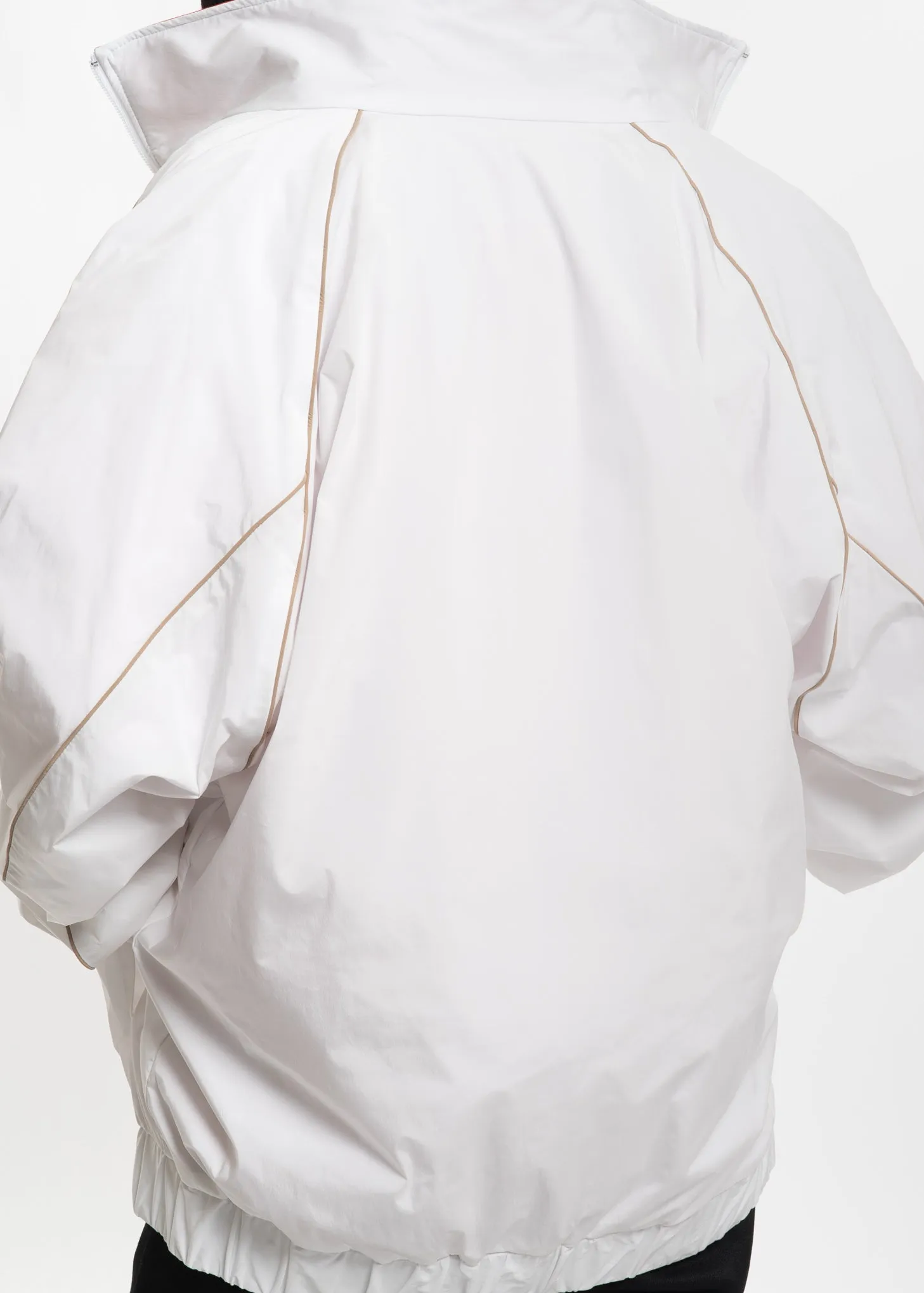 Vintage SS2018 White and Red Layered Track Jacket