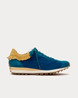 Walpi Runner Cotton & Nylon Blue Low Top Sneakers