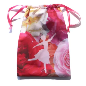 Waltz of the Flowers Drawstring Tote