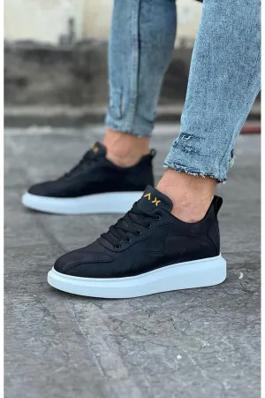 WG301 Black Men's Casual Shoes