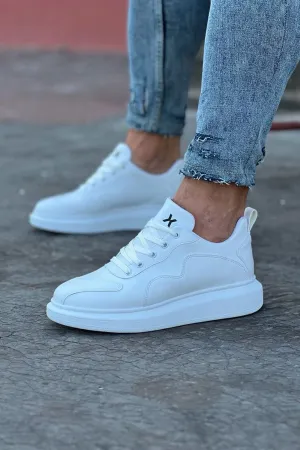 WG301 White Men's Casual Shoes