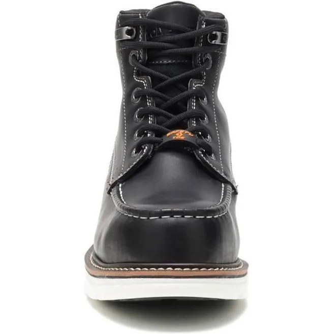 Wolverine Men's I-90 Durashock 6" Soft Toe WP Wedge Work Boot Black W200147