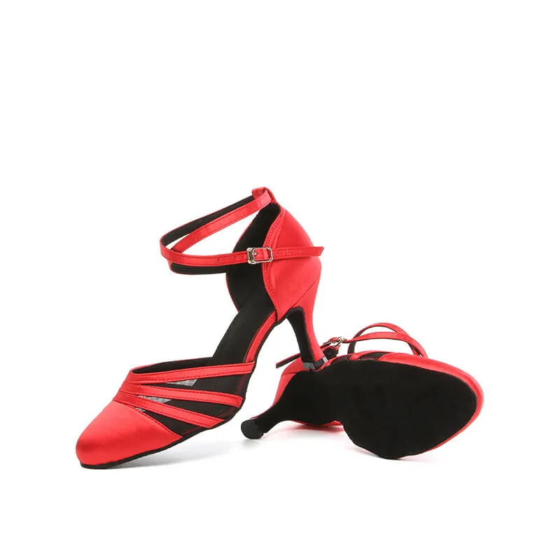 Women Closed Toe Ballroom Dance Shoes