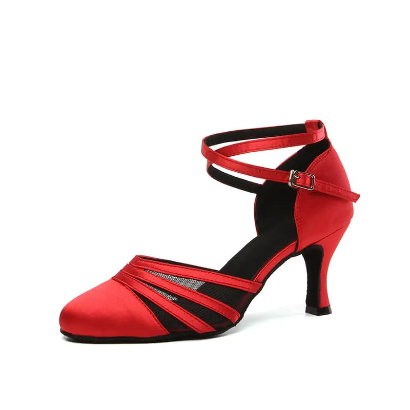 Women Closed Toe Ballroom Dance Shoes