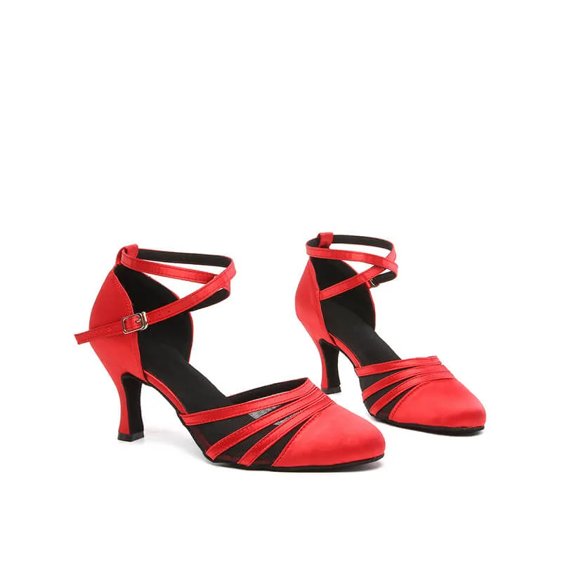 Women Closed Toe Ballroom Dance Shoes