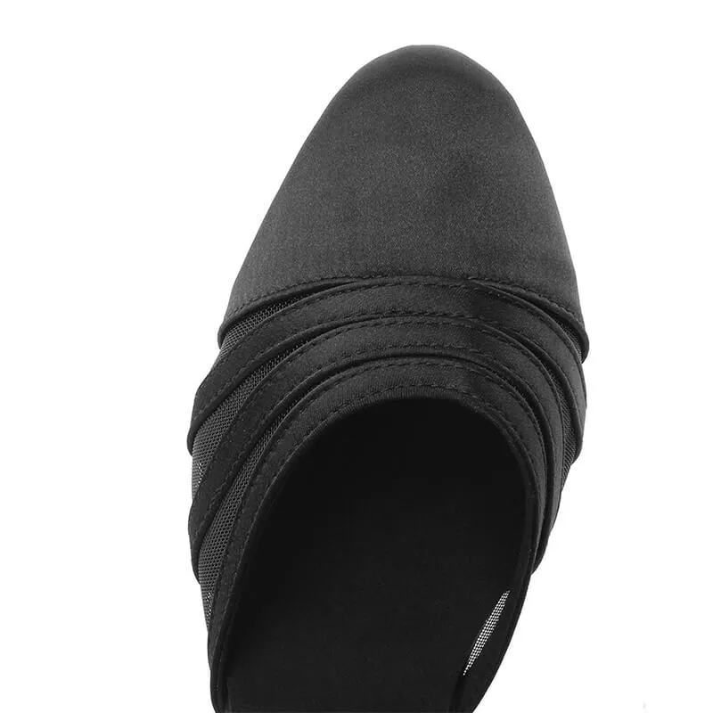 Women Closed Toe Ballroom Dance Shoes