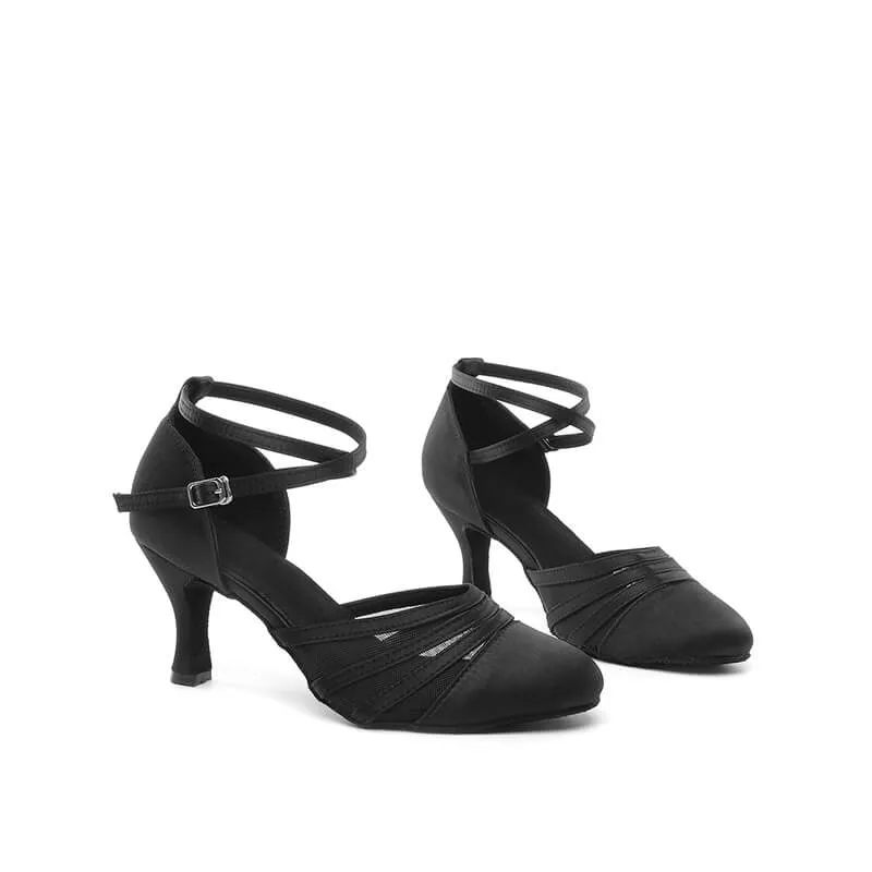 Women Closed Toe Ballroom Dance Shoes