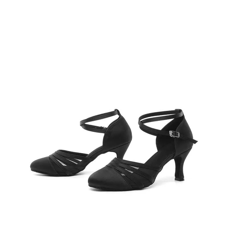 Women Closed Toe Ballroom Dance Shoes
