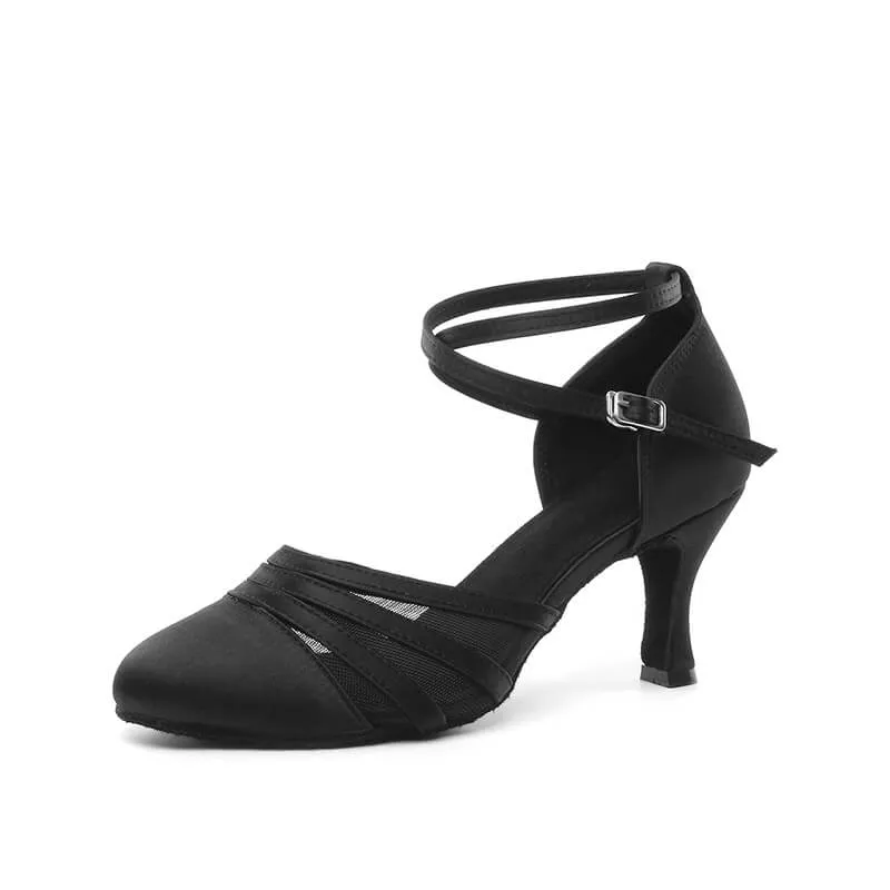 Women Closed Toe Ballroom Dance Shoes