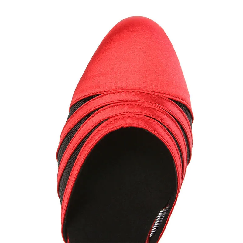 Women Closed Toe Ballroom Dance Shoes
