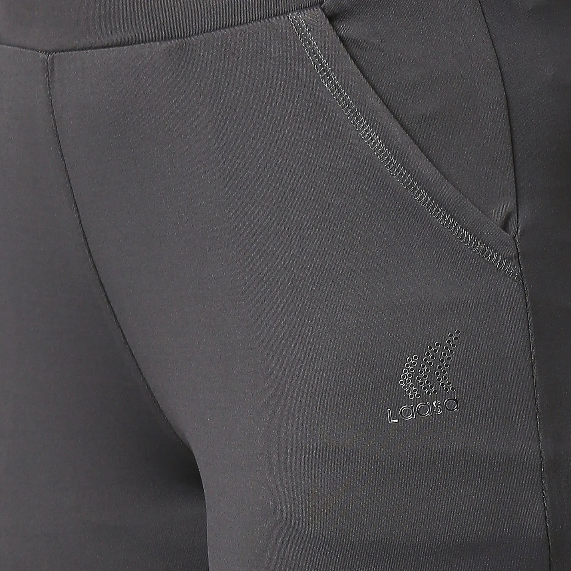 WOMEN SOLID TRACK PANT WITH POCKETS