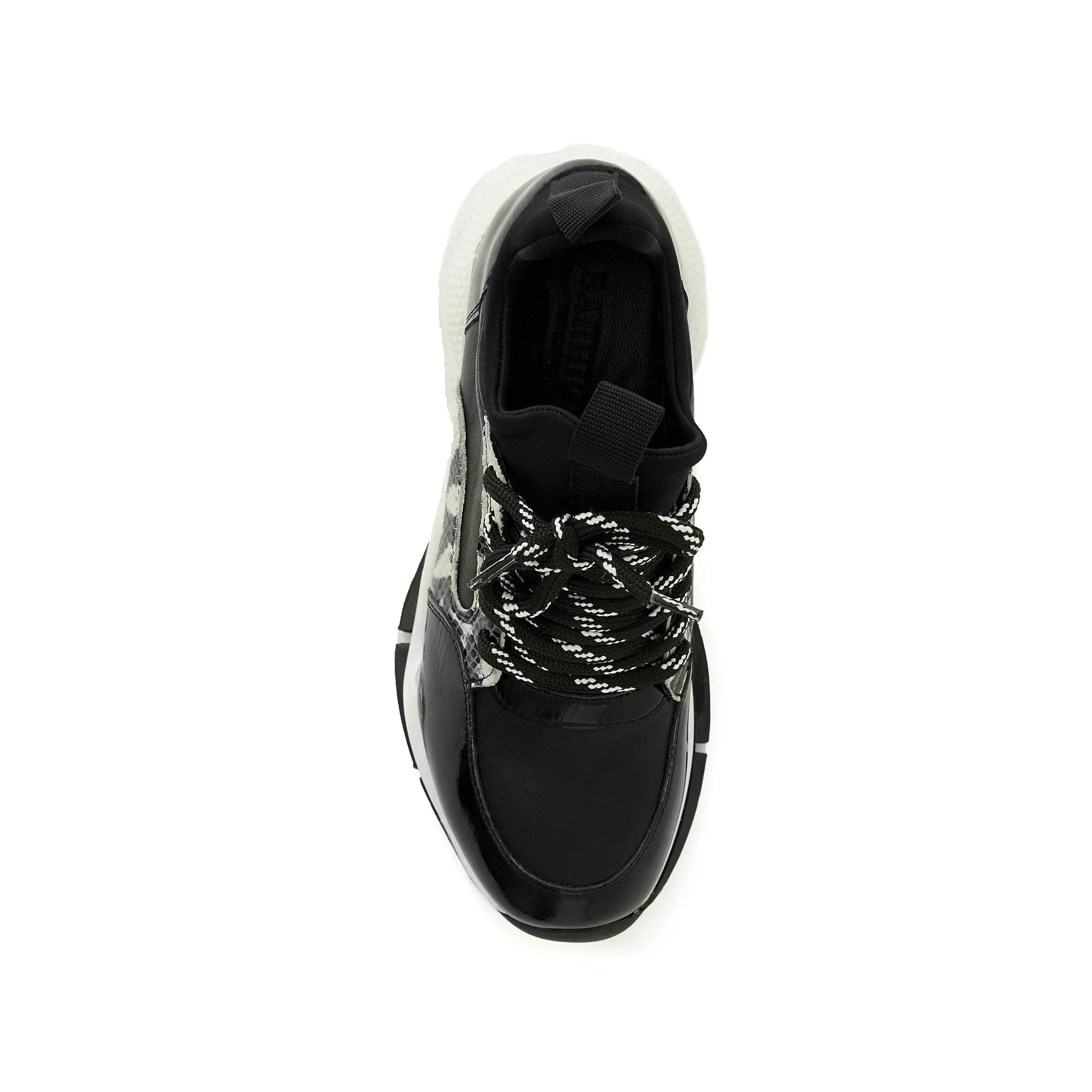 Women's Snake Leather Handmade Sneakers W5010