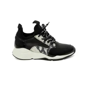 Women's Snake Leather Handmade Sneakers W5010