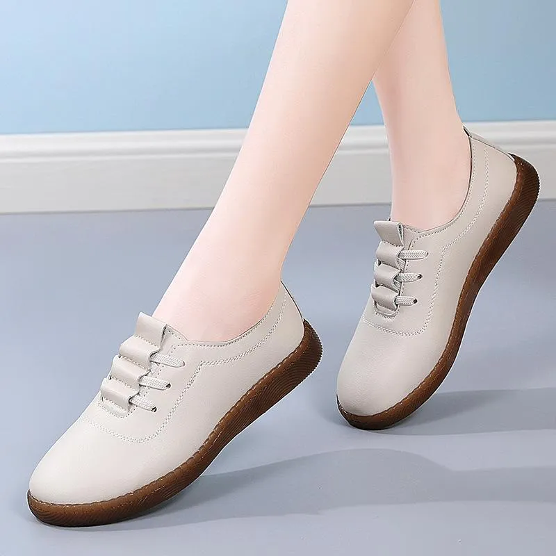 Women's Soft Sole Leather Casual Shoes