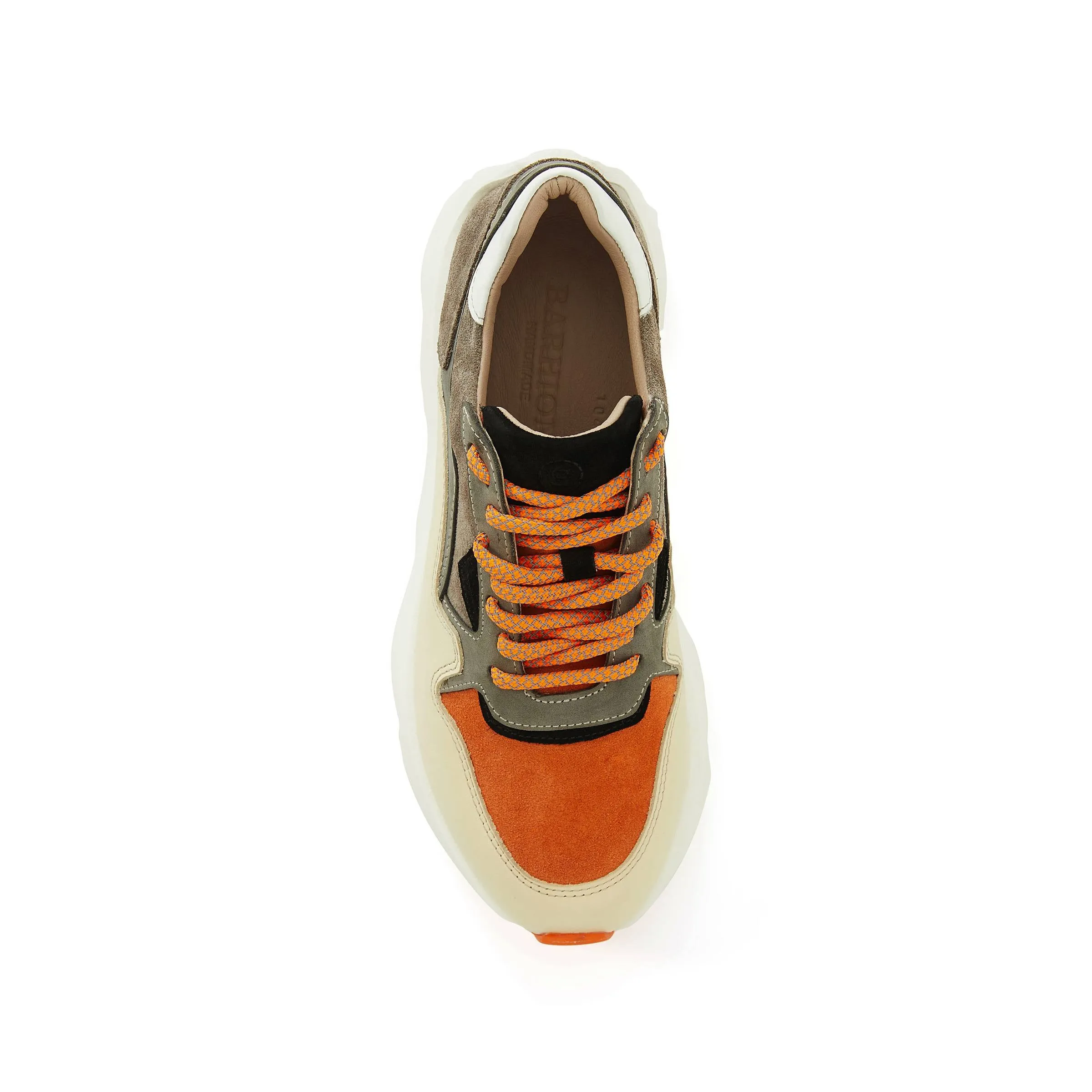 Women's Suede Calf Leather Handmade Sneakers W5000