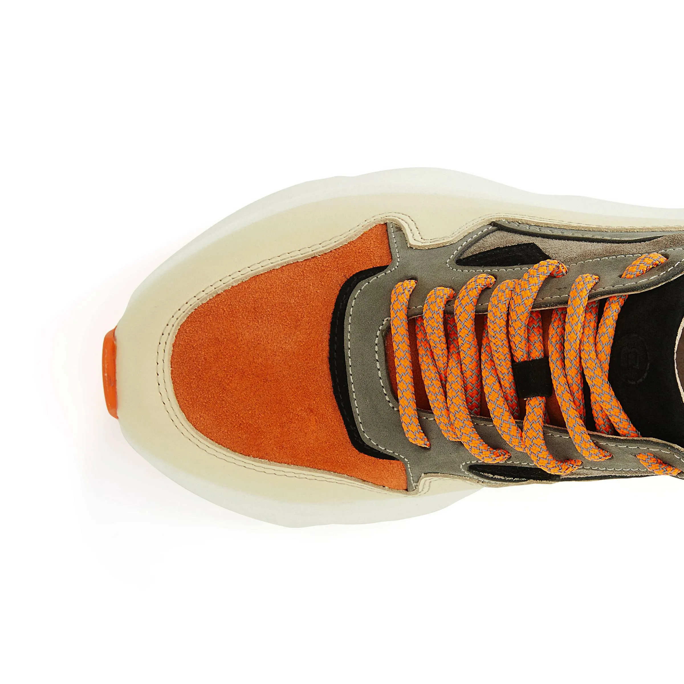 Women's Suede Calf Leather Handmade Sneakers W5000