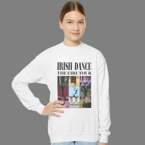 Youth Eire Tour Crewneck Sweatshirt – For Young Dancers with Styl