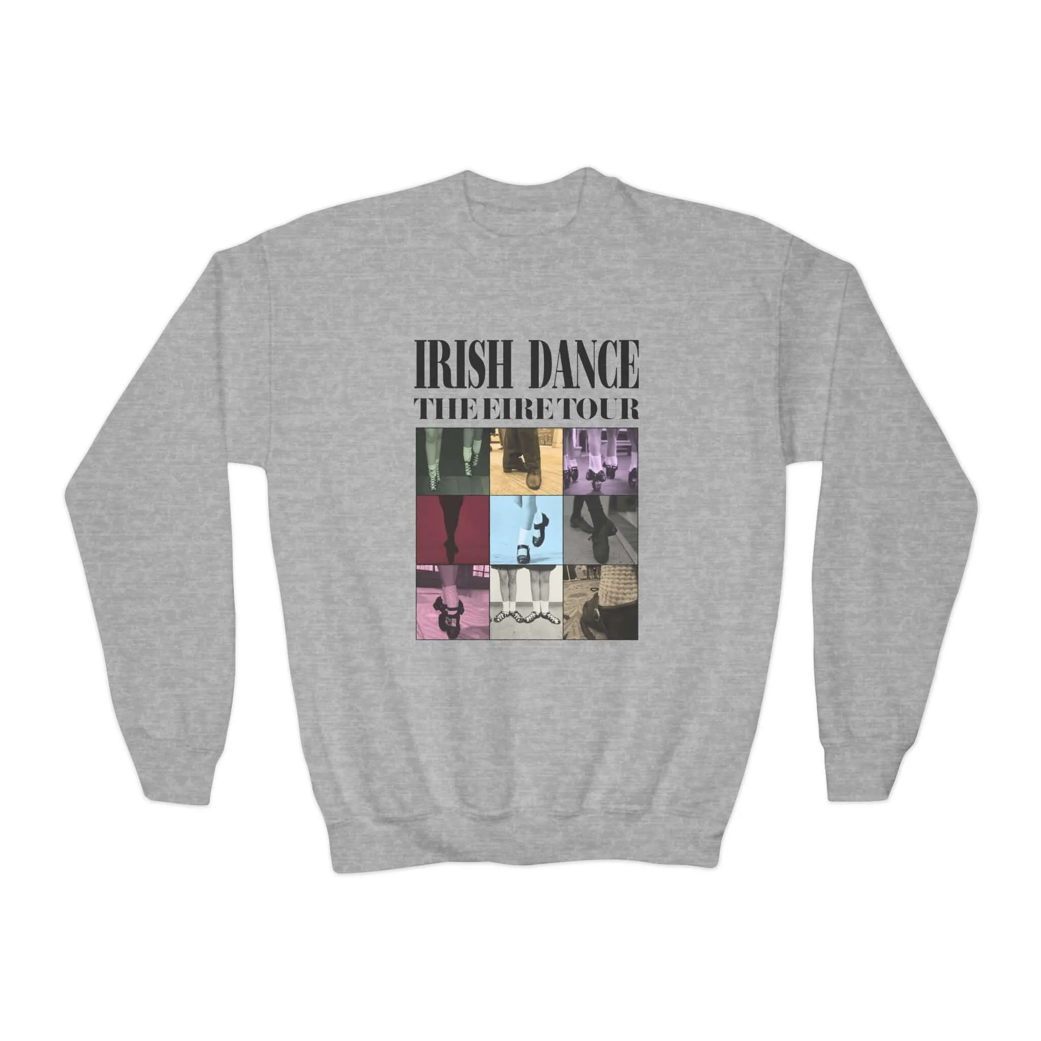 Youth Eire Tour Crewneck Sweatshirt – For Young Dancers with Styl