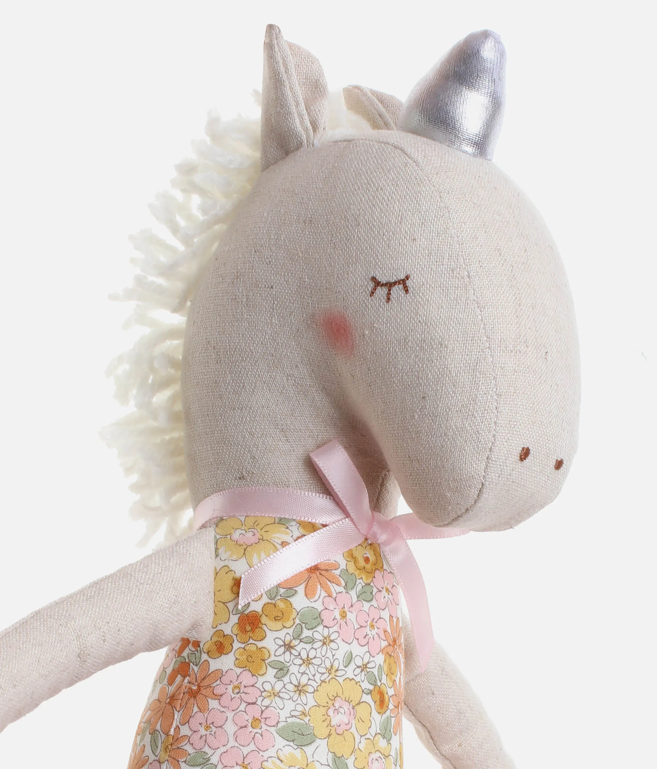 Yvette Unicorn Soft Doll, Pink Tutu Skirt