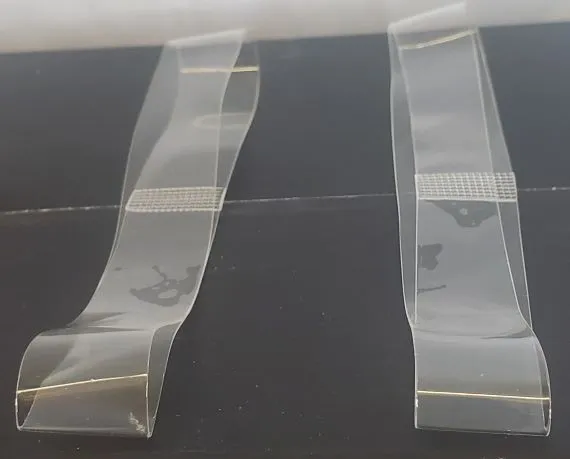 Zelda -- 1.5" CM Ballroom Straps -- Clear