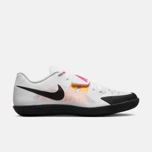 Zoom Rival SD 2 Track & Field Throwing Shoes, White/Black